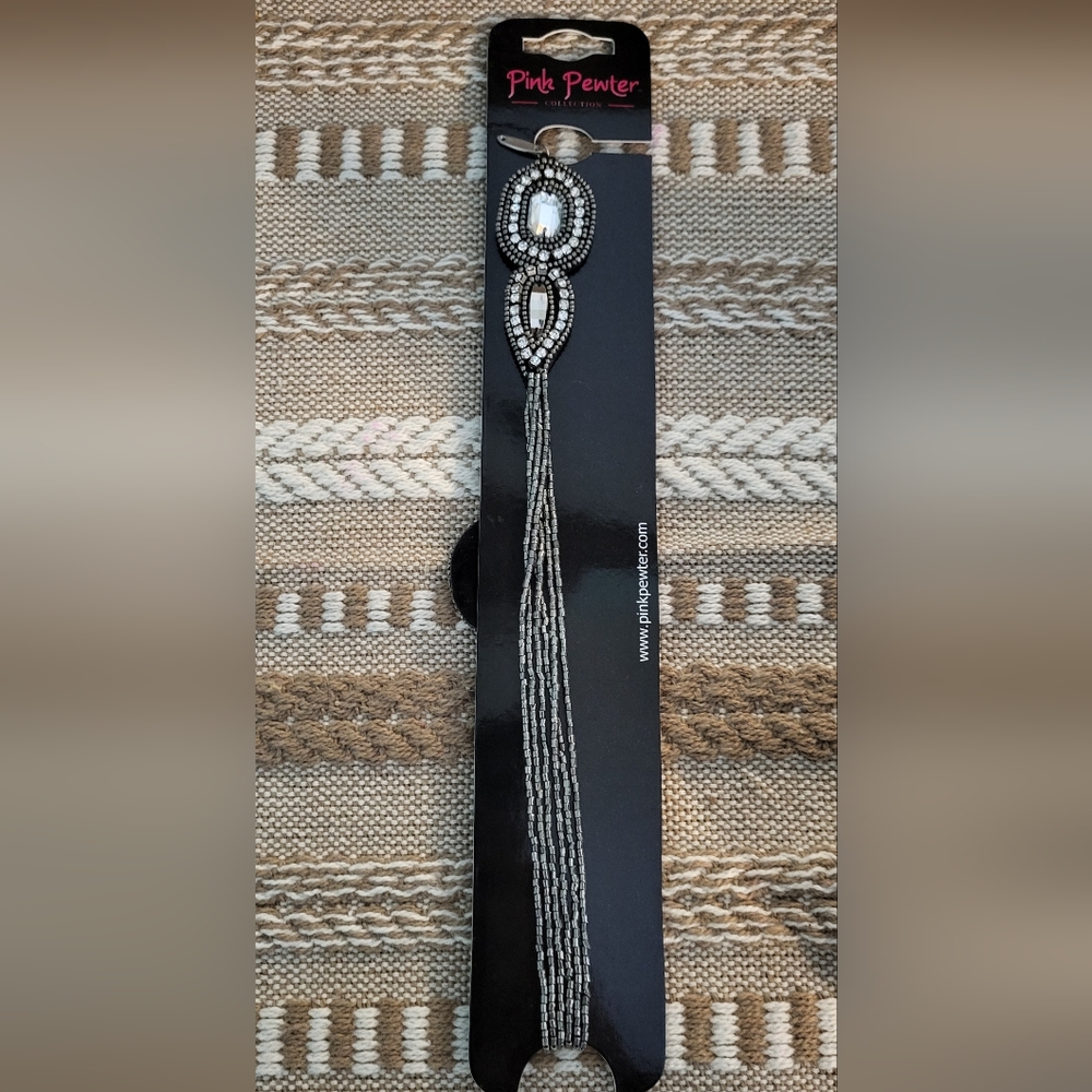 Brand New Pink Pewter Headband